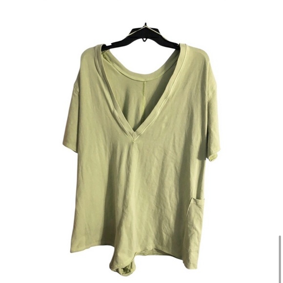 Free People‎ FP Movement washed lime green Hot Shot Coddy Romper size medium new - Picture 1 of 9